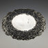 1900 British antique sterling silver bowl embossed 217g William Comyns